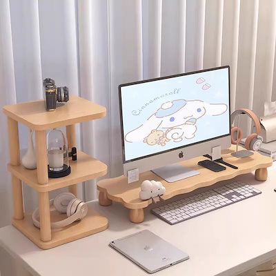 モニター台 SandyX モニタースタンド 机上ラック モニター台 机上台 USB コンセント