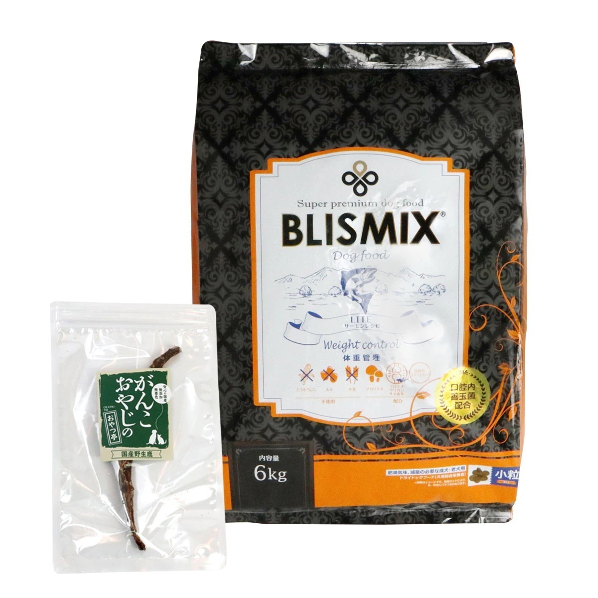 ドッグフード ライトウエイトコントロール 小粒 6kg 【国産鹿のスペアリブ ミドルカット 1本入り付き】