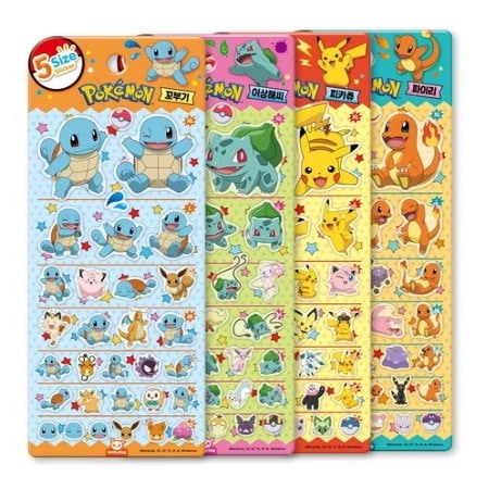 Qoo10] ポケットモンスター 5サイズ ステッカー