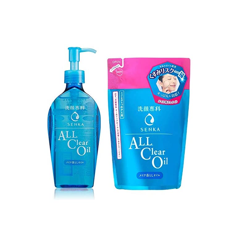 SENKA オールクリアオイル メイク落とし 本体230mL +つめかえ用180mL