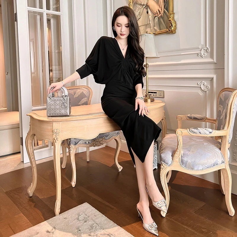 【JY.上品】 秋 ワンピース フォーマル パーティードレス キャバドレス 着痩せ 大人 同窓会 披露宴 卒業式 結婚式 演奏会 ウェディング チャイナドレス 二次会 発表会 28330%までに制限