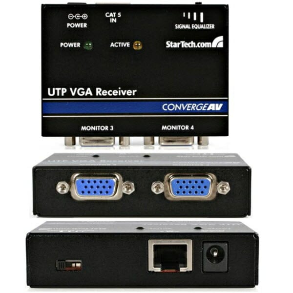StarTech.com [ST121R] VGAディスプレイエクステンダー用受信機 Cat5ケーブ