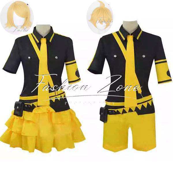 「急速出荷」最低価!格!鏡音リン・レン 鏡音リン 鏡音レン 恋愛戦争 コスプレ衣装 ウィッグ cosplay ハロウィン 演出服 変装