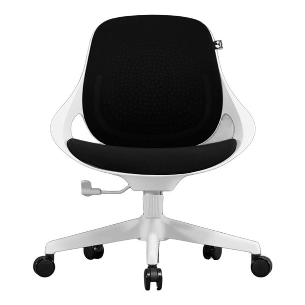 オフィスチェア コンパクト Class1 ブラック/ホワイト F-11-BW