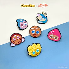 [セット] クッキーランxジッパーポップコラボのキャラクターピクセルジッパー 4, 6種類