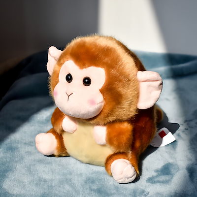 [Qoo10] かわいいシミュレーション小猿人形ぬいぐる