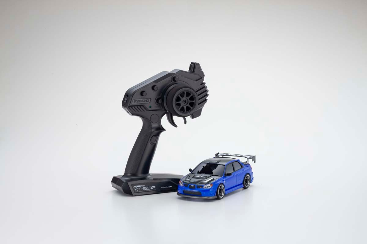 京商 ミニッツAWDレディセット MA-020 スバル インプレッサ エアロバージョン with カーボンボンネット メタリックブルー【32653BL】 ラジコン KC 32653BL スバル インプ