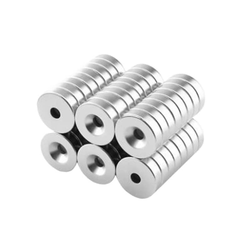 5 60 個 18x5-5 ミリメートルディスクレアアースネオジム磁石 18*5 ミリメートル穴 ミリメートル皿穴強力な磁気 ミリメートルラウンド磁石 18*5-5(50PCS)