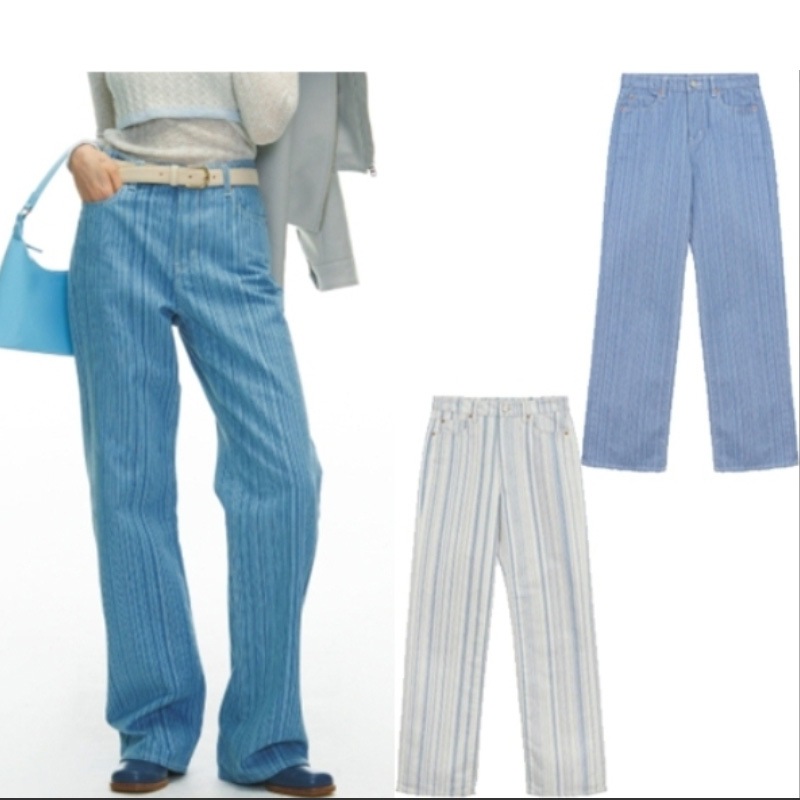 STUD DENIM PANTS