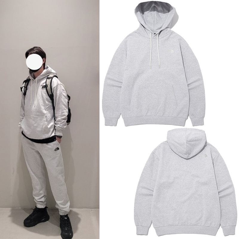 TNF 男女兼用 季節の変わり目のコーディネートCOTTON ESSENTIAL HOODIE NM5PP40B