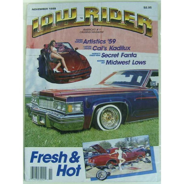 US版 ローライダーマガジン1989年11月号Vintage Lowrider Magazine USANovember 1989 絶版 ビンテージ 輸入雑誌 自動車雑誌 カーマガジン カスタ