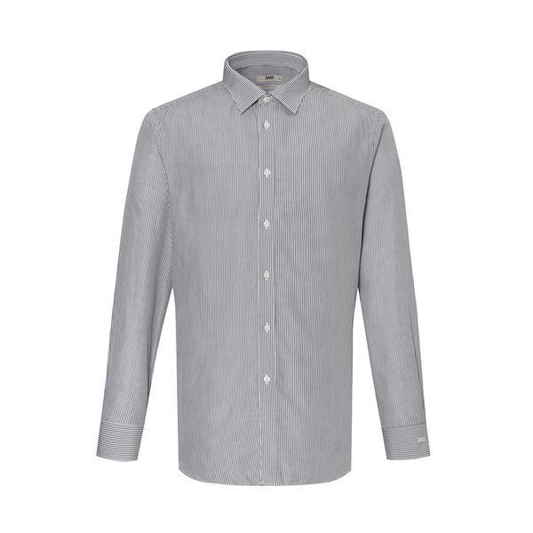 綿混ストライプ柄ドレスシャツ コンフォートスリムフィット__DLA1SHDL225E1