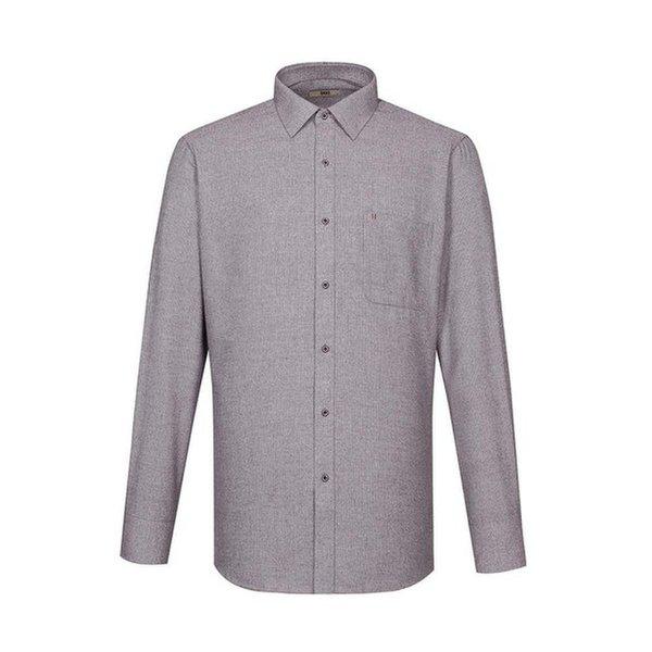 ポリ混紡イージーケアソリッドパターンシャツ レギュラーフィット__DLW1SHDL121R1