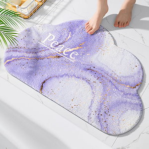 韓国ins人気 ラグ 玄関マット 滑り止め付洗える ラグマット バスマット 浴室マット 絨毛 韓国