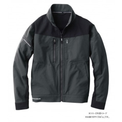 桑和 8042-00 長袖ブルゾン LLサイズ チャコールグレー(23) G.G.