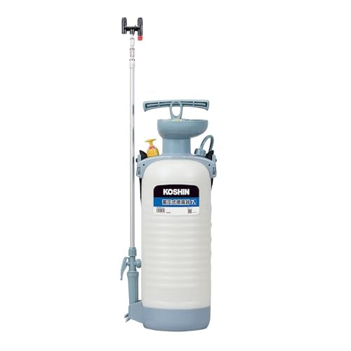 蓄圧式 噴霧器 タンク 7L ミスターオート HS-707W 伸縮 4段 ノズル 噴口 2個 Wピストン 防除 消毒 散布