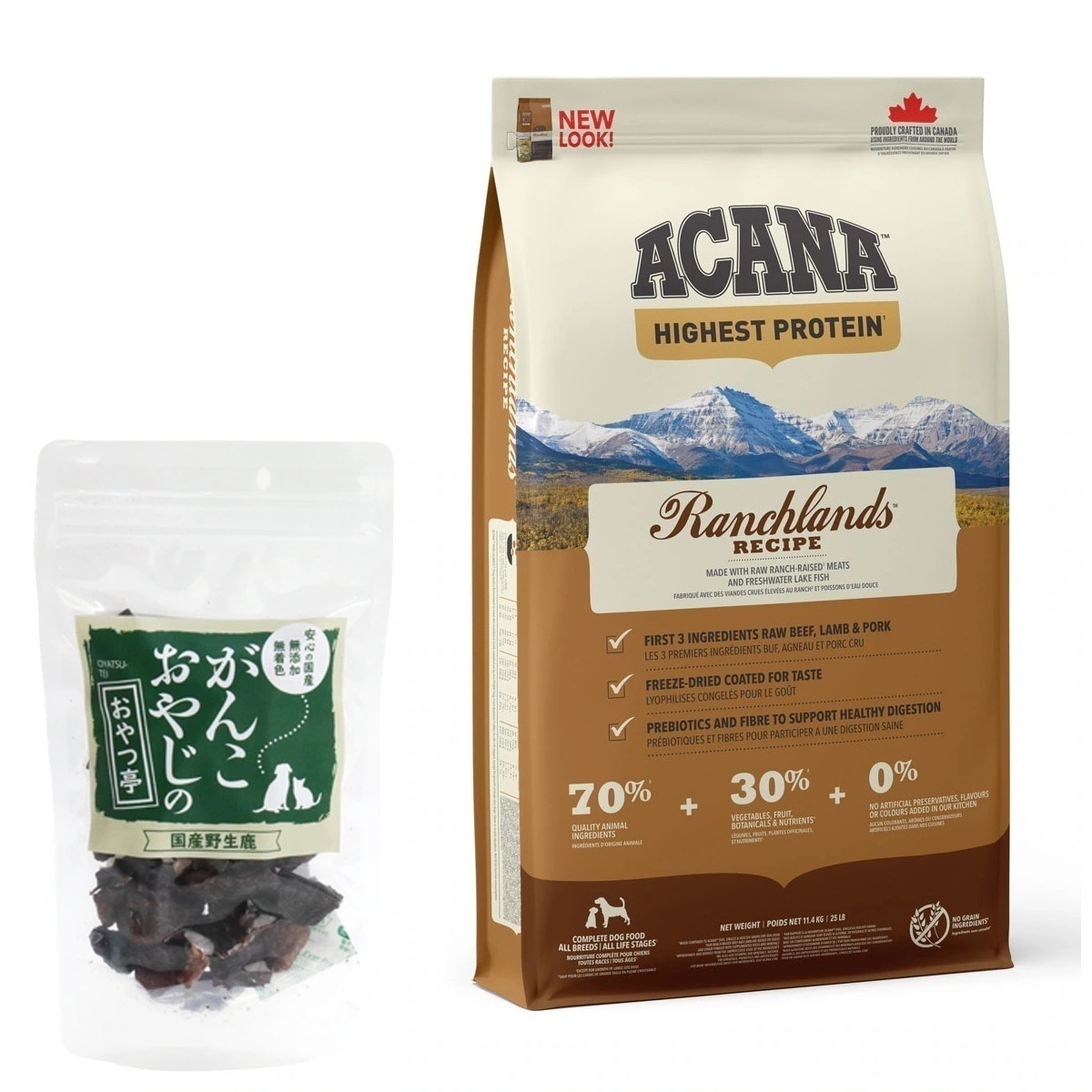 ハイエストプロテイン ランチランド ドッグレシピ 11.4kg ドッグフード【国産鹿肉ラング30g付き】