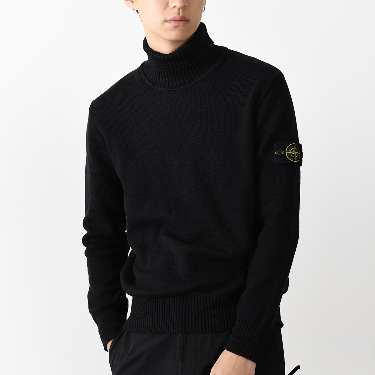 トップス ニット セーター 505A2 WINTER COTTON ルーズフィット タートルネック 8115505A2 メンズ コットン 長袖 秋冬