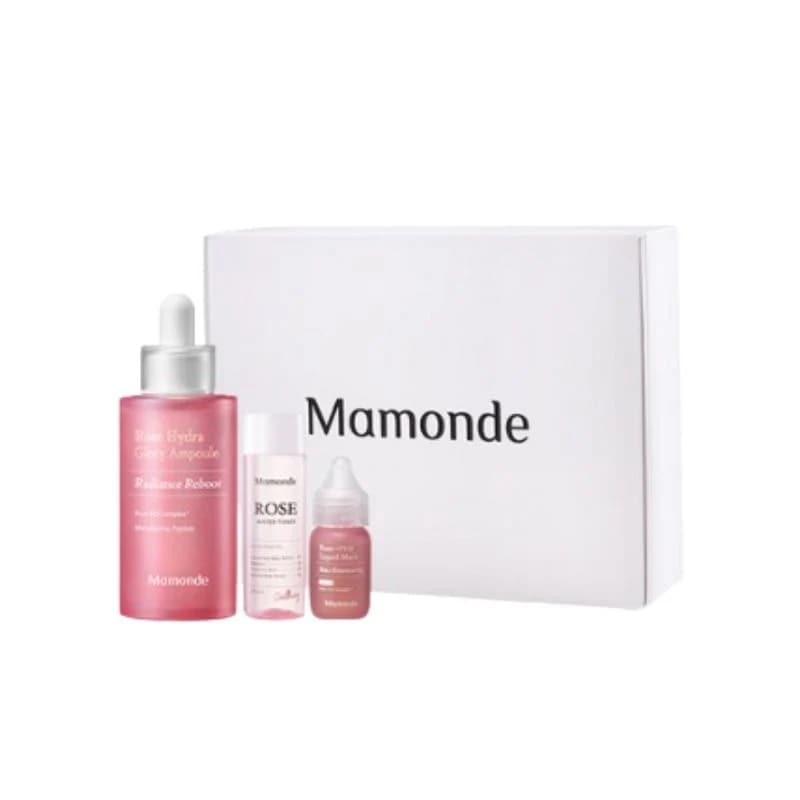 ローズ ハイドラ グローリー アンプル 50ml + ローズウォータートナー 25ml + ローズPHAリキッドマスク 15mlセット