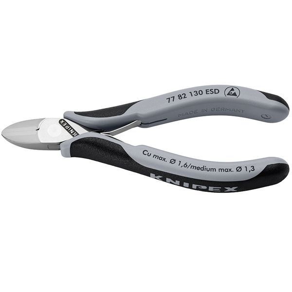 KNIPEX クニペックス エレクトロニクスニッパー ESD 全長130mm 7782-130ESD