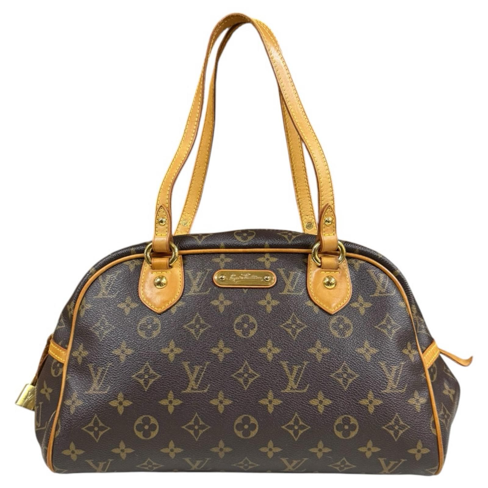ルイヴィトン モントルグイユPM モノグラム ショルダーバッグ モノグラムキャンバス M95565 ブラウン LOUIS VUITTON 中古