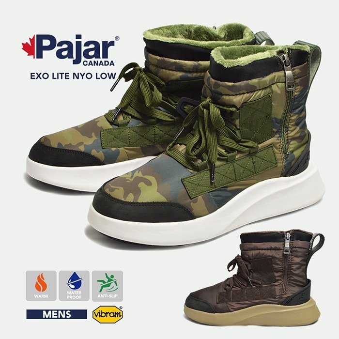 【SHOPクーポンあり】パジャールカナダ エクソライト ロー メンズ ブーツ 靴 防寒ブーツ 防水 アウトドア ウィンターブ