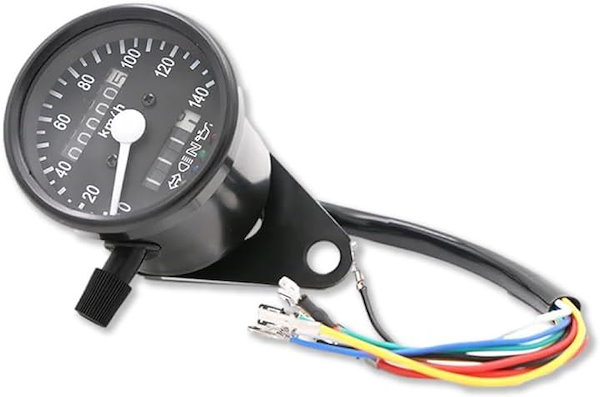 Qoo10] バイク用 LED ミニスピードメーター