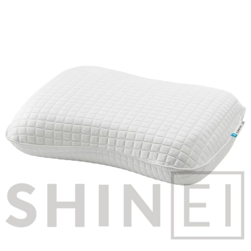 イケア KLUBBSPORRE クルッブスポッレ エルゴノミクス枕横向き/仰向け用, 41x51 cm