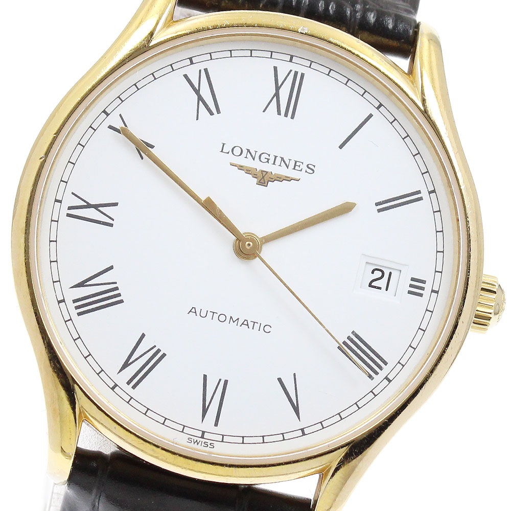 ロンジン LONGINES L4.860.2 リール デイト 自動巻き メンズ _942668【中古】