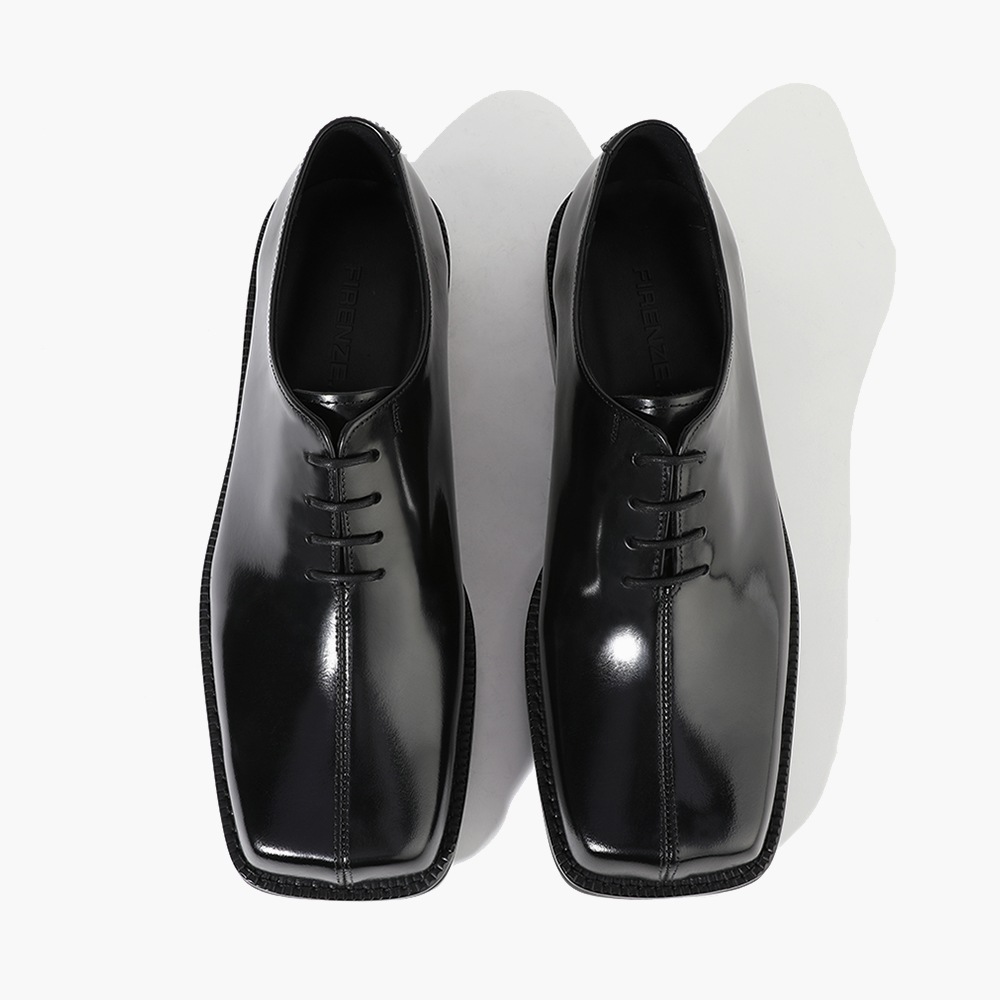 ハンドメイド 本革 ダービーシューズメンズ スクエアトゥ ビジネスシューズ 韓国ファッション靴 26,900円