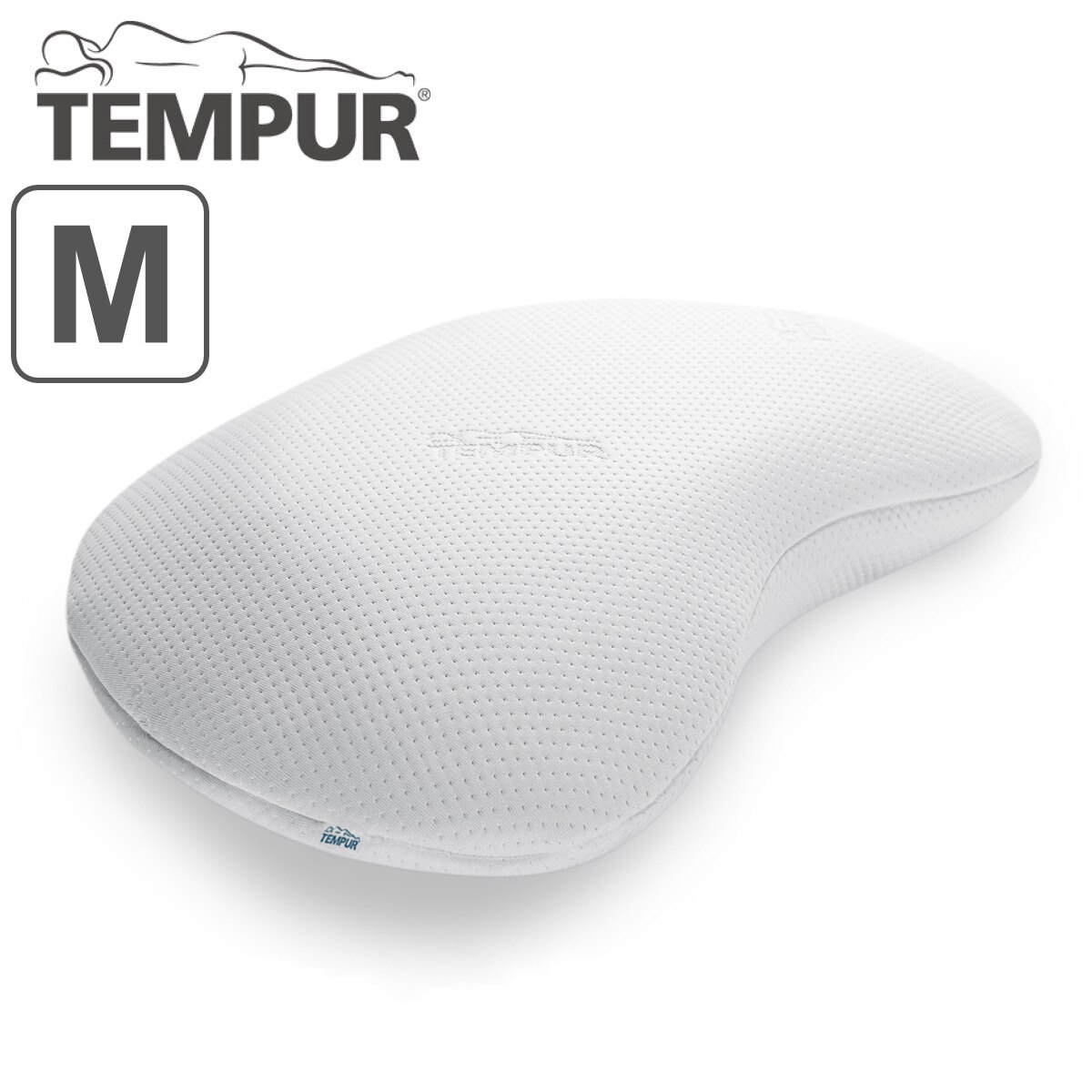 テンピュール 枕 ソナタピロー Mサイズ 三日月型 TEMPUR まくら 化粧箱 肩こり 首こり 安眠 抗菌防臭 3年保証 マクラ ピロー 抗菌 防臭 フィット 快眠 仰向け 横向き
