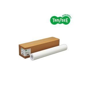 （まとめ）TANOSEE 普通紙ロール（コアレスタイプ） 594mmx60m 3本