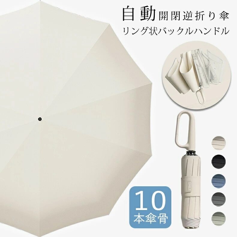 【楽天SS特集特価5998円！】日傘 雨傘 折りたたみ傘 ワンタッチ メンズ レディース 自動開閉 10骨 折り畳み傘 傘 撥水 梅雨対策 大きいサイズ UVカット リングロック 撥水加工 逆戻り防
