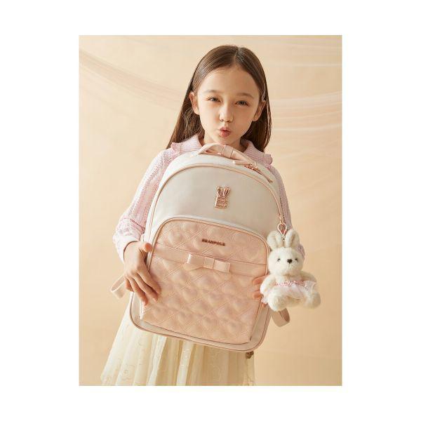 Beanpole Kids Beanpole Ribbon Quilted Girls School Bag 2SET アイボリー (BI61D4G070)
