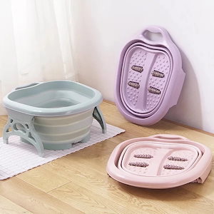 秋と冬の家庭用の新しい折り畳み式足湯器と折りたたみ式のポータブルポータブルフットマッサージ足湯器