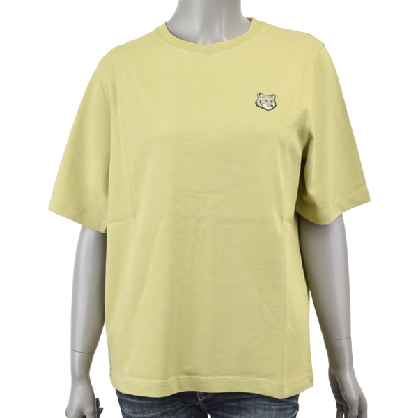 MAISON KITSUNE メゾンキツネ BOLD FOX HEAD PATCH COMFORT TEE SHIRT/刺繍パッチ ロゴ Tシャツ/MW00127KJ0119 P357