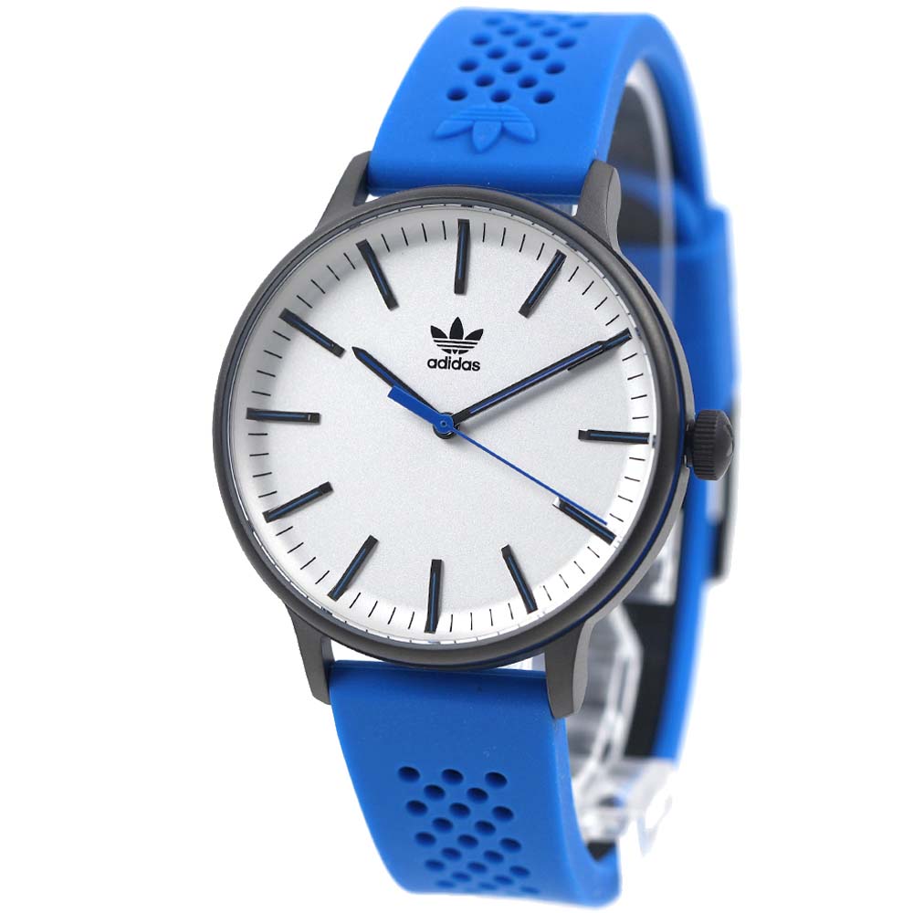 アディダス 腕時計 adidas メンズ レディース ユニセックス CODE ONE Unisex ブルー シリコンベルト AOSY22019