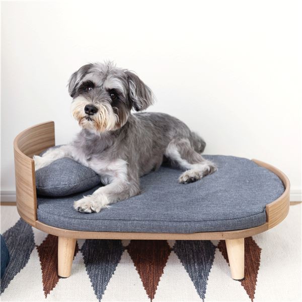 ペットベッド 約W60xD40xH25.5cm ナチュラル 組立品
