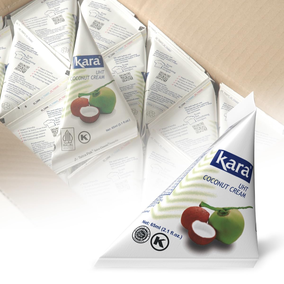 カラ ココナッツクリーム UHT 65ml x 36個