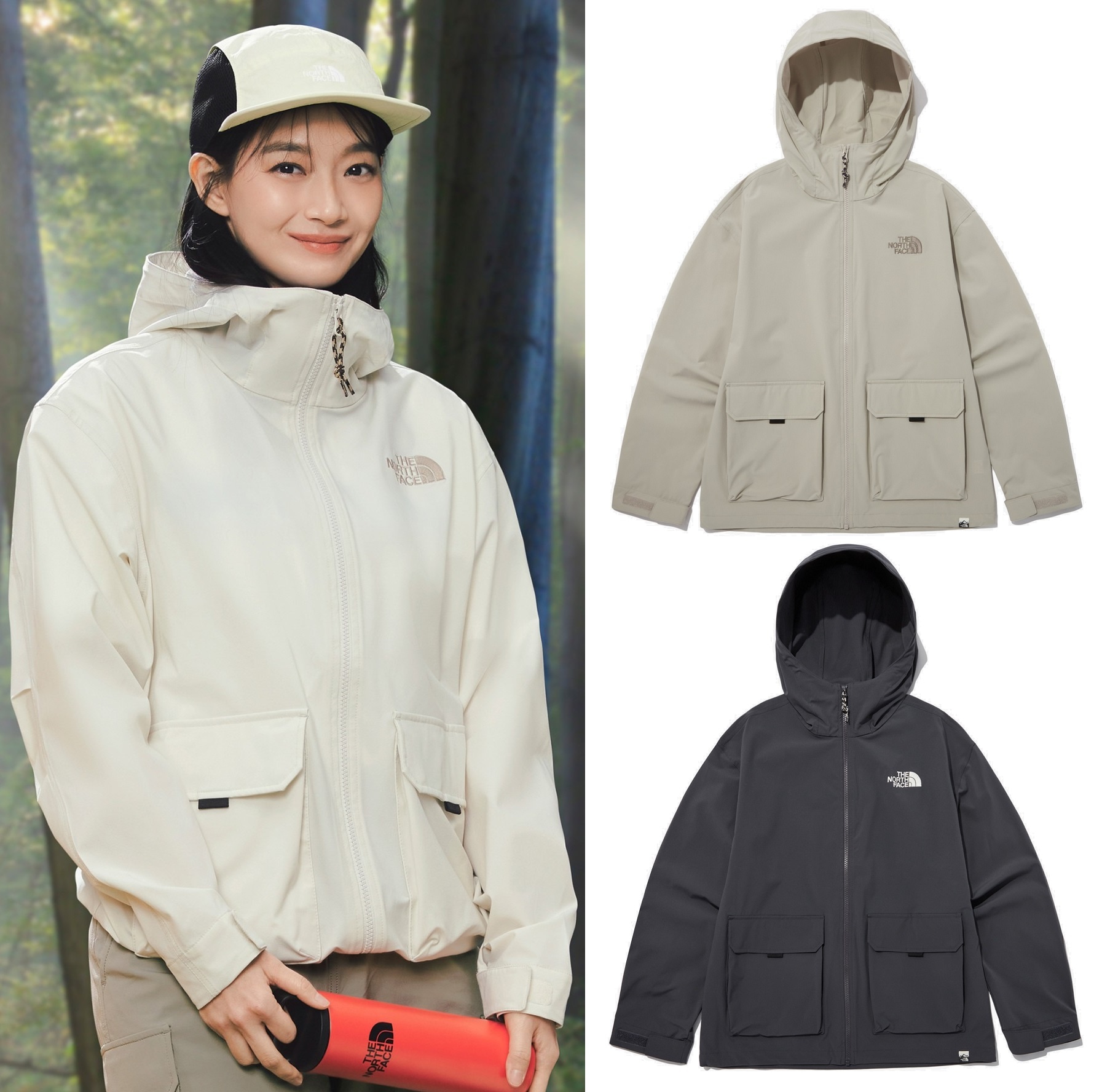 CAMPER JACKET 3色 新商品 韓国人気 男女共用 肝節期 日常服 登山用