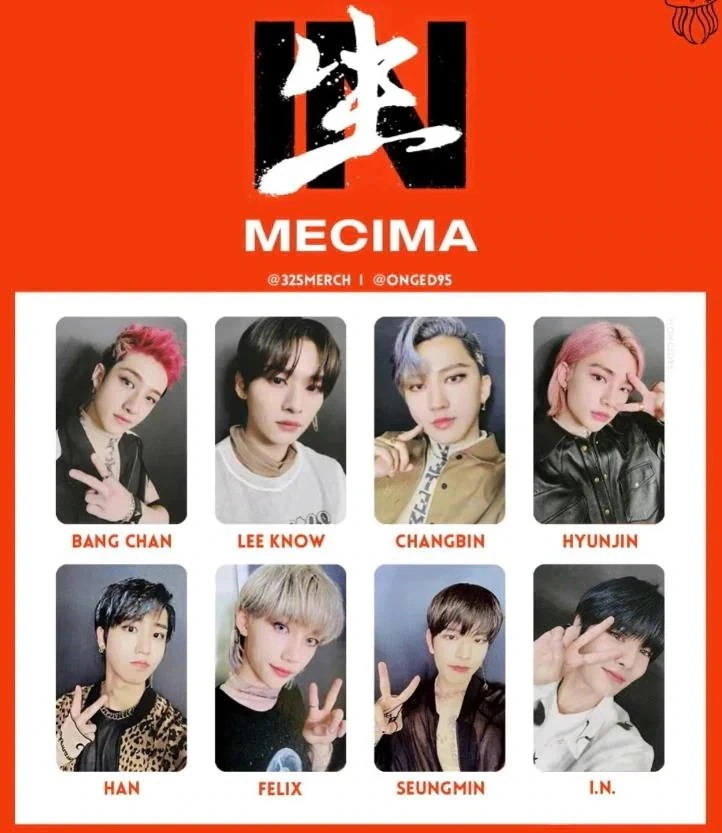 【最短当日発送】正規品 StrayKids in生 mecima mma 　 特典トレカ　メンバー