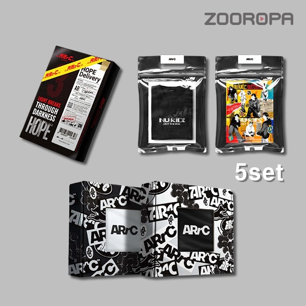 [5종세트] ARrC 아크 HOPE nu kidz out the box