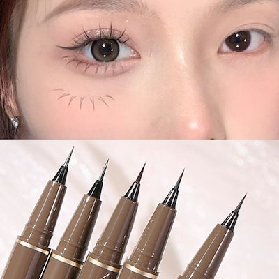 Qoo10] SUIKONE リキッドアイライナー 極細0.01mm : ポイントメイク