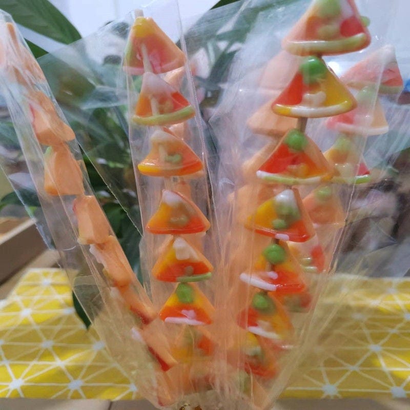 ピザグミ串マシュマロ子供用ロリポップ