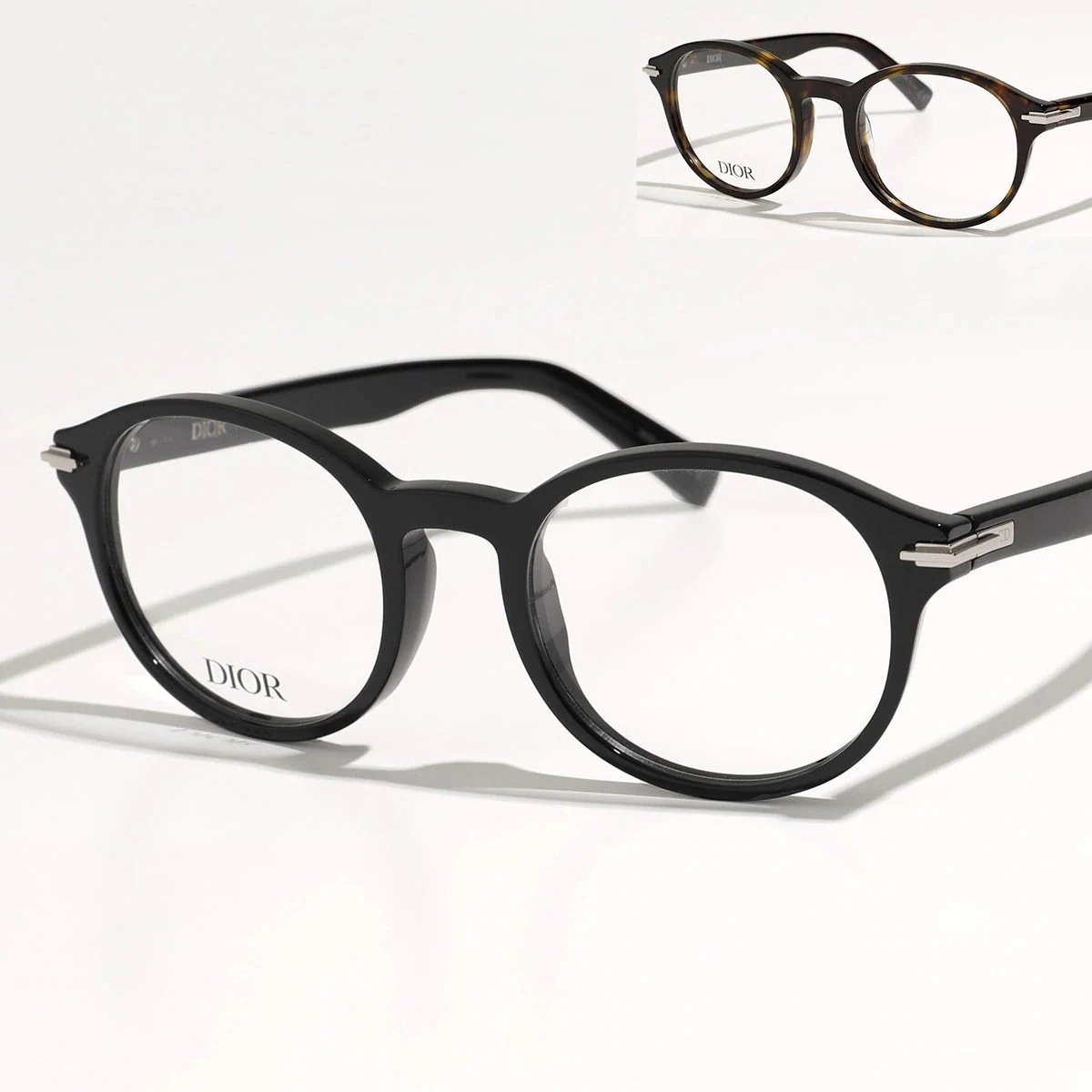 Dior ディオール メガネ DiorBlacksuitO RI 1000 2000 DM50009I 001 052 レディース ボストン型 めがね 伊達メガネ ダテ 眼鏡 黒縁 アイウェア カラー