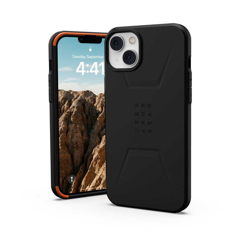UAG　UAG製 MagSafe対応CIVILIAN ブラック iPhone 14 Plus用　UAGIPH22LACMSBK