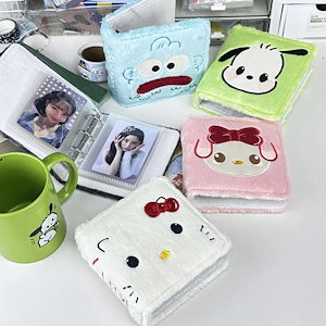 フォトアルバムサンリオフォトアルバムアルバム キャラクターズトレカケース ハロー に刺繍 コレクトブック トレカファイル バインダー カードファイル フォトギャラリーライブラ