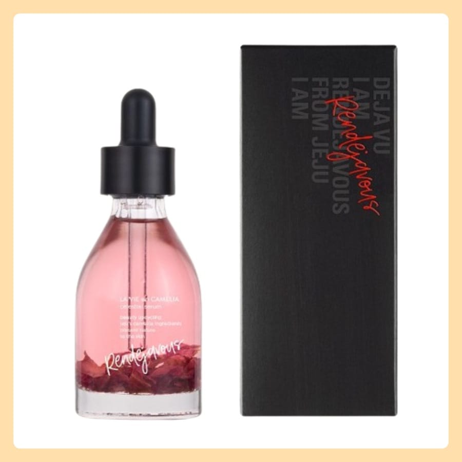 [iam rendejavous] ラビアンカメリアセレスティアルセラム 30ml / 済州カメリアセラム / 水分 / 栄養供給 / 肌の弾力 / スイートフローラルオイル