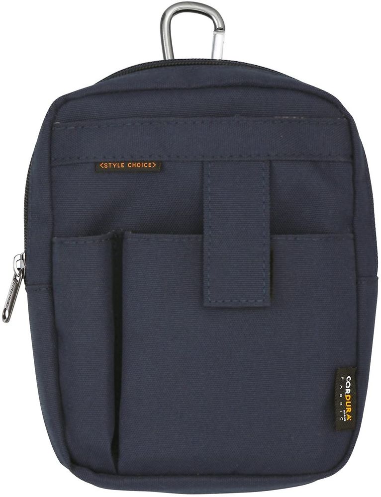 （まとめ買い）スタイルチョイス03 コーデュラ ワークポーチ ネイビー STWP-03-NV [x3]