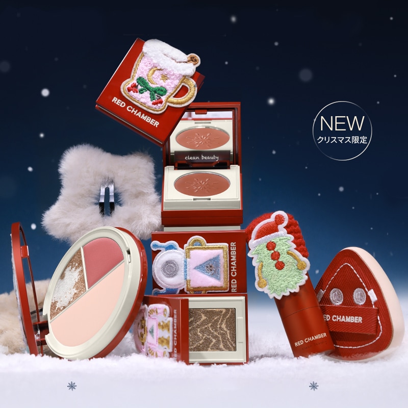 RED CHAMBER コスメセット クリスマスプレゼント アイシャドウ リップ チーク プレゼント メガ割